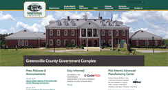 Desktop Screenshot of greensvillecountyva.gov